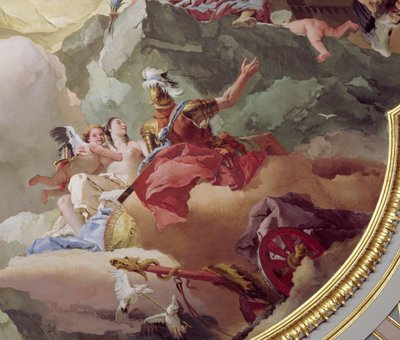 Apotheosis of the Spanish Monarchy (detail) by Giovanni Battista Tiepolo